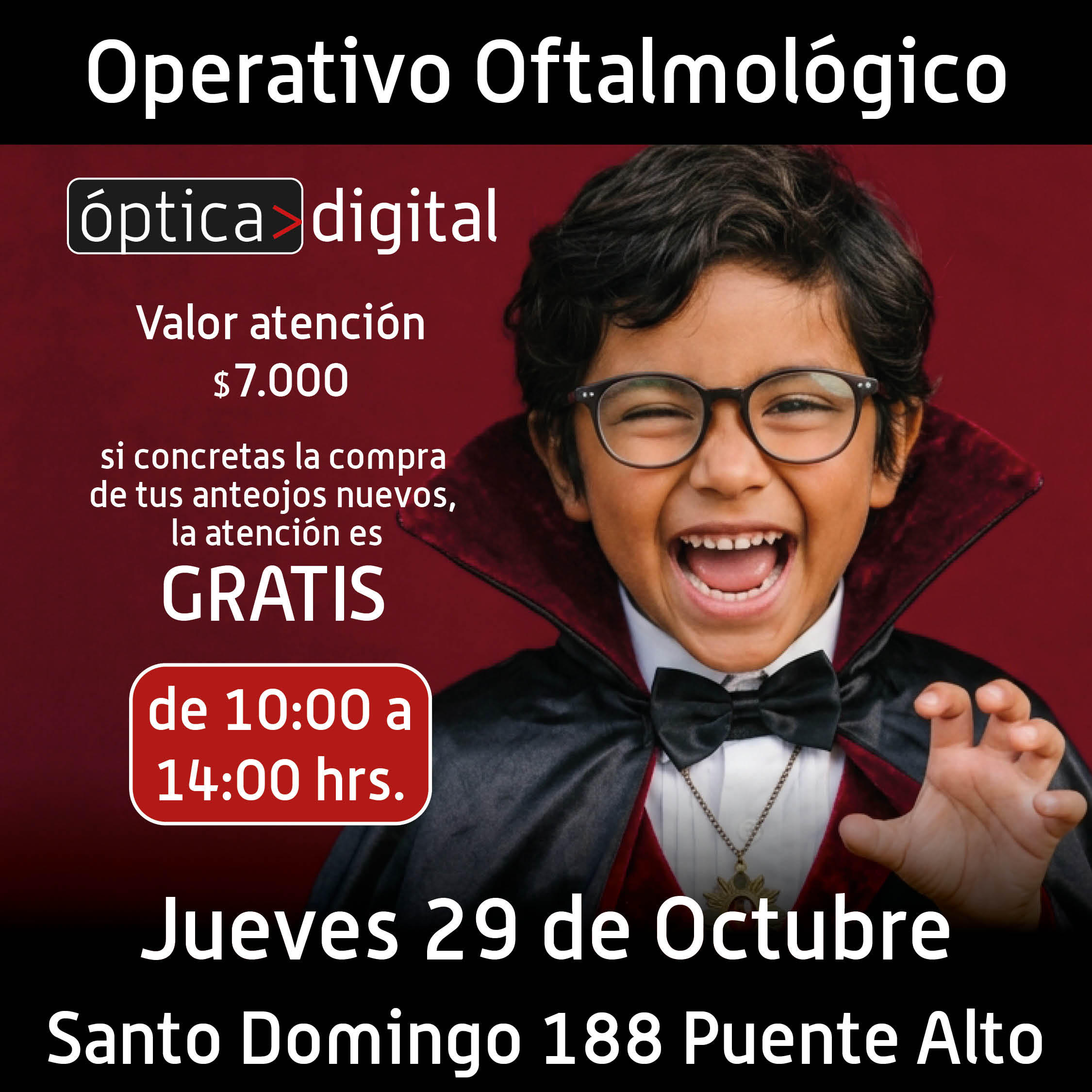 chequeo-visual cotizar-receta optica en puente alto halloween